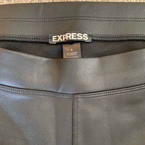 Faux leather leggings